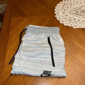Nike Gray Joggers with Black Accents